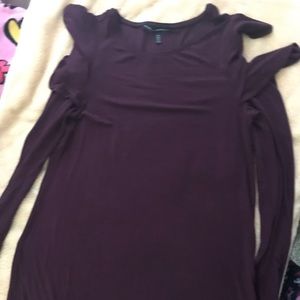 Cold shoulder dress